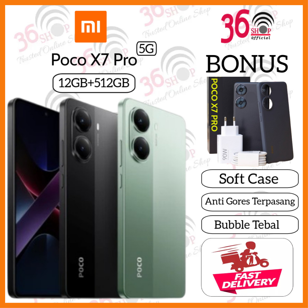 Jual Xiaomi Poco X7 Pro 5G 12GB+512GB Garansi Resmi 1 Tahun | Shopee Indonesia