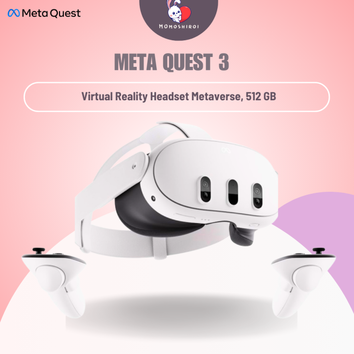 Meta Quest 3 512 Gb Virtual Reality VR Headset Metaverse Oculus | Lazada Indonesia