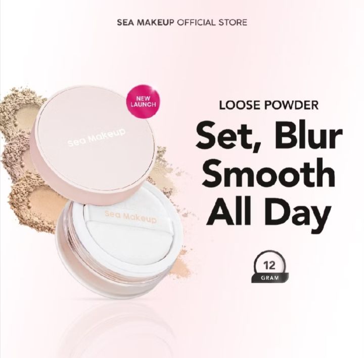 Sea Makeup Acne Blur and Set Loose Powder | Lazada Indonesia