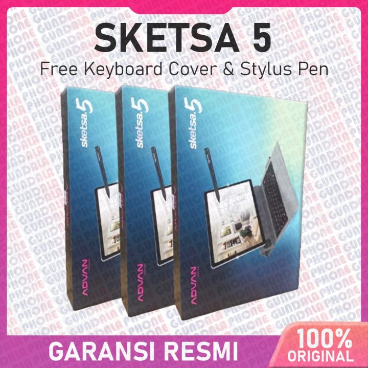 Advan Sketsa 5 Include Keyboard Cover & Stylus pen - Garansi resmi | Lazada Indonesia