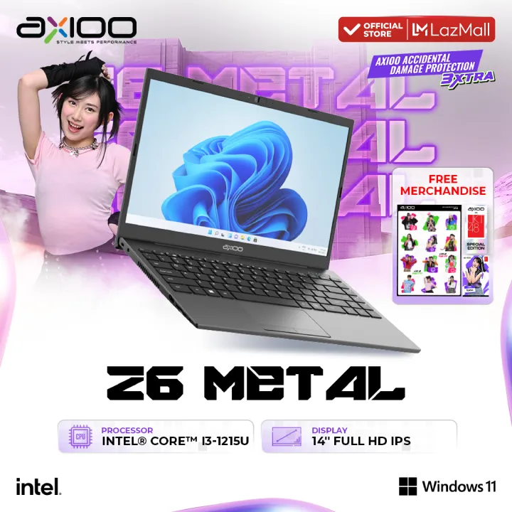Axioo MyBook Z6 Metal Series Intel i3-1215U/16GB/512GB/FHD IPS | Lazada Indonesia