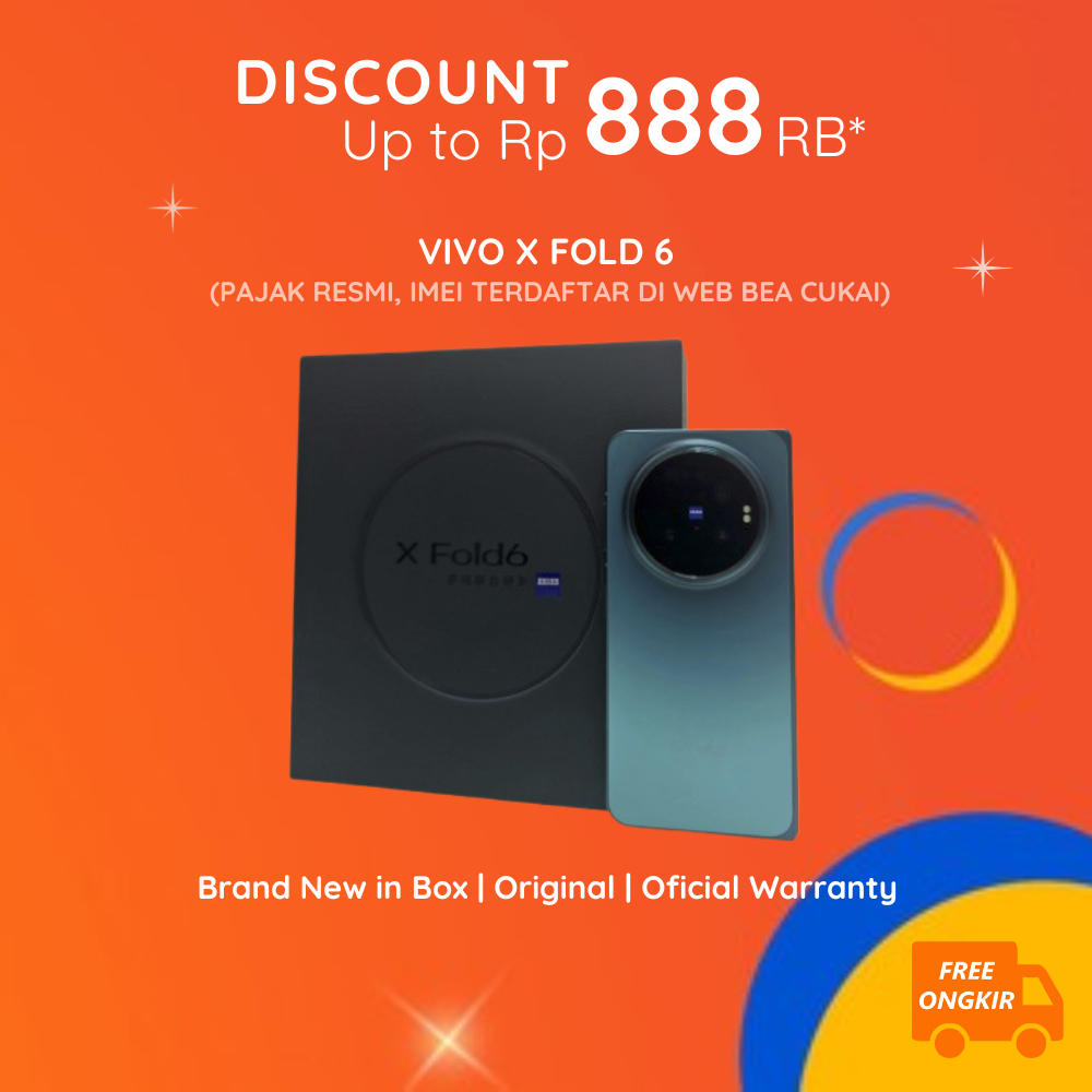 Jual Vivo X Fold6 5G 12+256GB 12/512GB MediaTek Dimensity 9500 Super Edition - China ROM | Shopee Indonesia