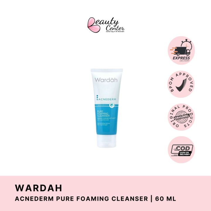 WARDAH ACNEDERM PURE FOAMING CLEANSER 60 ML