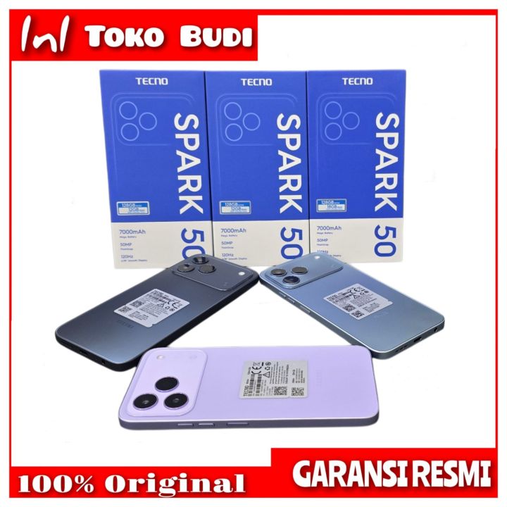 Tecno Spark 50 ( 4/128 6/128 8/128 ) Garansi Resmi | Lazada Indonesia