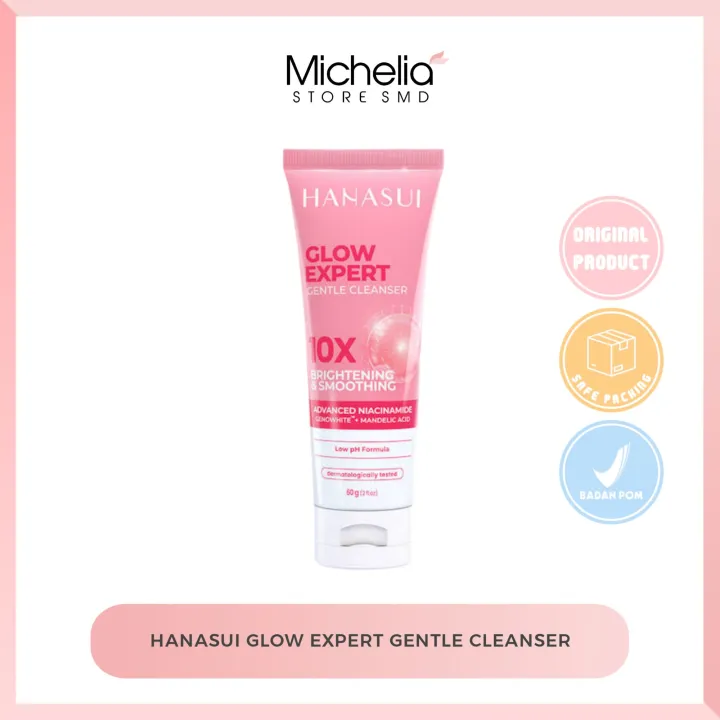 HANASUI Glow Expert Gentle Cleanser 60g | Lazada Indonesia