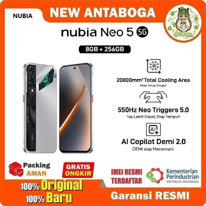 Nubia Neo 5 5G 8/256 GB Garansi Resmi