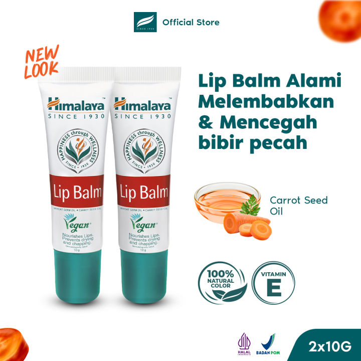 ( PAKET HEMAT ISI 2 ) Himalaya Lip Balm Regular Dangler 2X 10gr