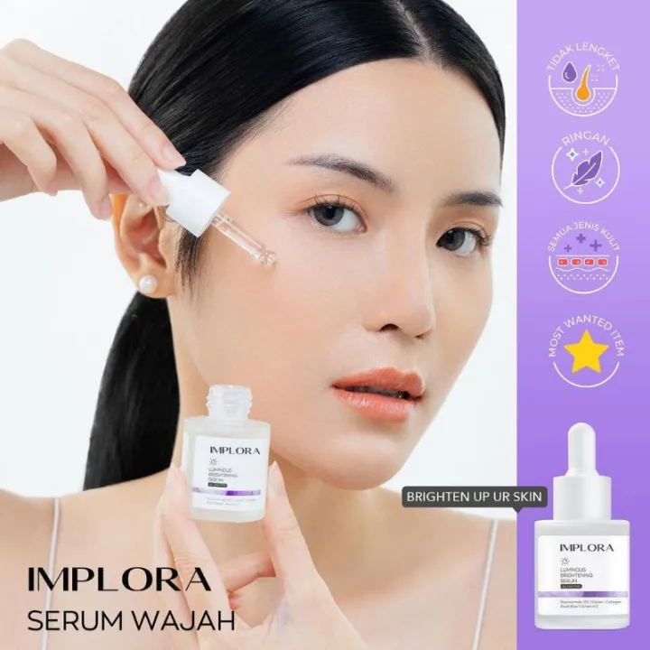 IMPLORA Luminous Brightening Serum | Lazada Indonesia