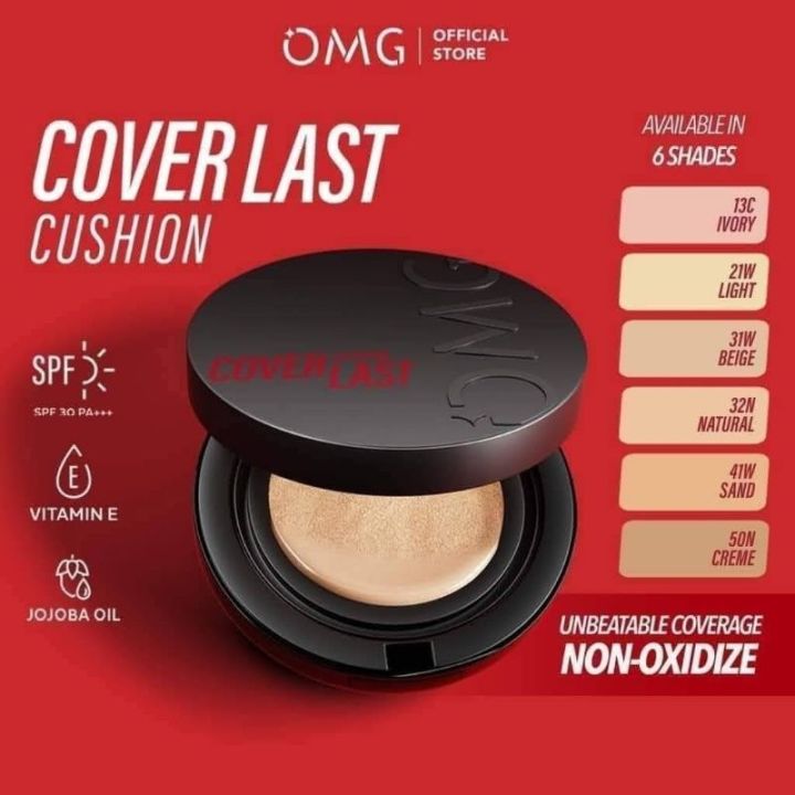 OMG OH MY GLAM COVERLAST CUSHION | Lazada Indonesia