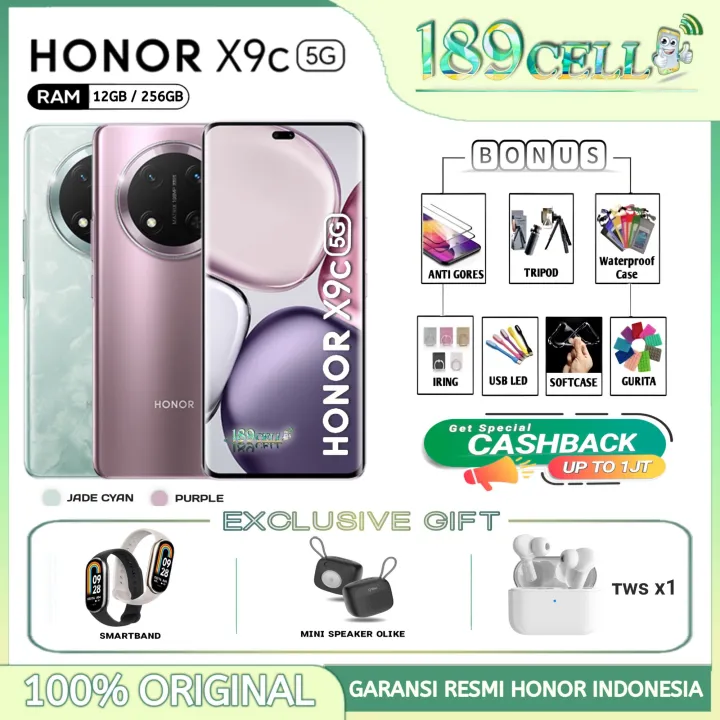 HONOR X9c 5G NFC 12/256GB - SNAPDRAGON 6 GEN1, 108MP OIS camera GARANSI RESMI HONOR | Lazada Indonesia