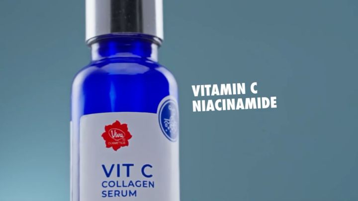 Viva Triple Serum (Glowing White Serum Peeling Serum Ani Aging Serum Acne Serum) dan New Viva Serum (Gold Whitening Serum Vit C Collagen Serum) - 20 ml - BPOM Halal