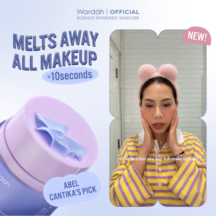 NEW! Wardah Cleansing Balm Barrier Soothe Twist 40 g - Hapus Makeup 10 Detik, Menenangkan Kulit Kemerahan, dan Menjaga Kelembaban Kulit, serta Merawat Skin Barrier - Untuk Semua Jenis Kulit, Dermatologically Tested, Non-Comedogenic - Skincare | Lazada Ind