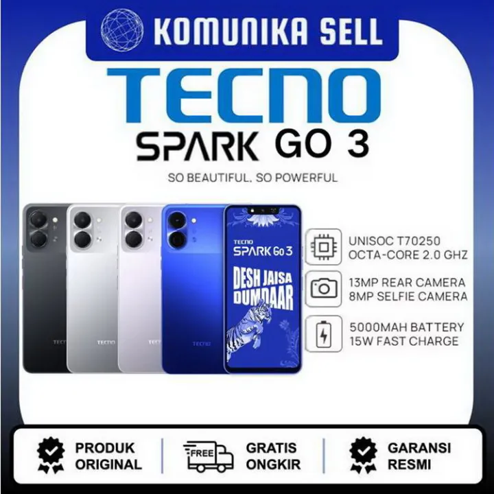 Tecno Spark Go 3 | Lazada Indonesia