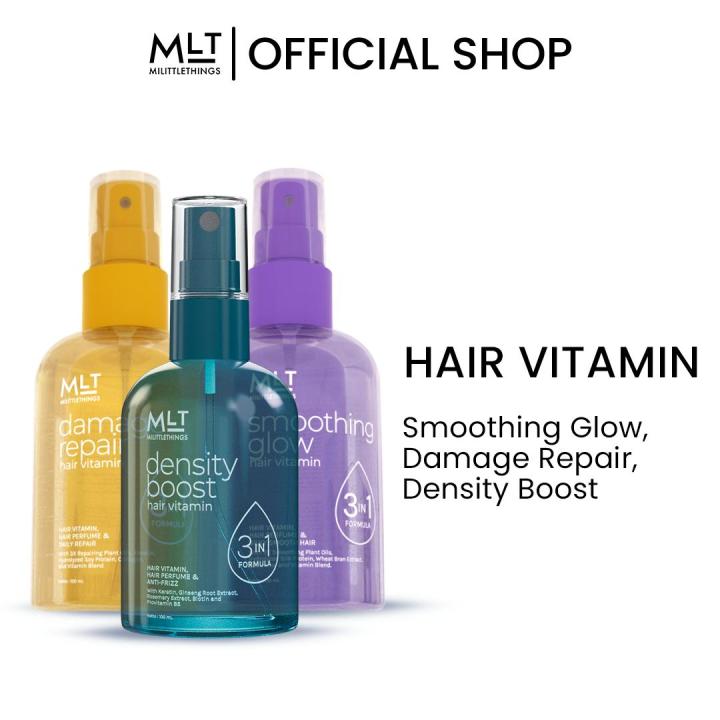 Milittle Things Density Boost Hair Vitamin - Vitamin Rambut Natural 100ML | Haircare Vitamin Rambut Keratin | Vitamin Rambut Halus | Vitamin Rambut Wangi | Anti Lepek | Vitamin Rambut Gingseng | Vitamin Rambut Alami | 3in1 Formula | Lazada Indonesia