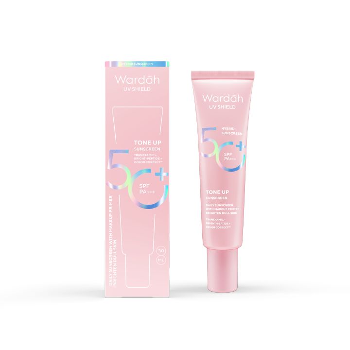 NEW! Wardah UV Shield Tone Up Sunscreen SPF 50+ PA+++ | Lazada Indonesia