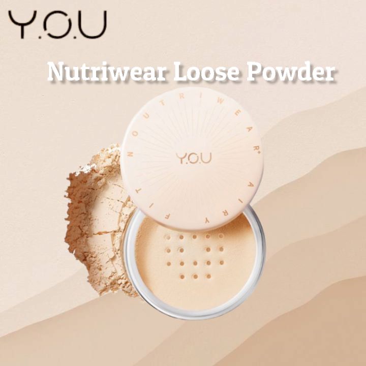 Y.O.U NoutriWear+ Airy Fit Loose Powder | Oil Control Hinga 24jam