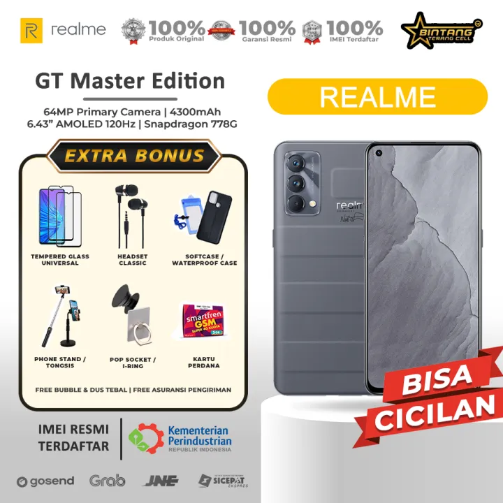 Realme GT Master edition ram 8+128gb snapdragon 778 5G garansi Resmi | Lazada Indonesia