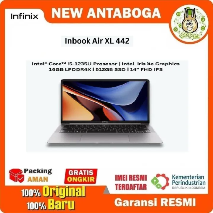 Infinix Inbook Air XL442 Laptop Komputer RAM 12 Internal 512 SSD | Lazada Indonesia