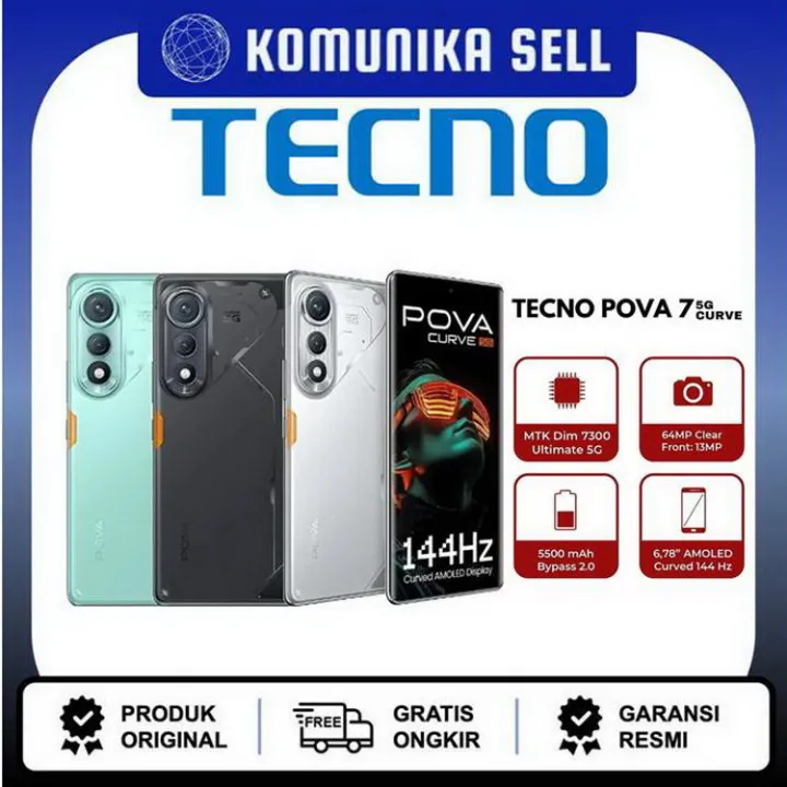 Tecno Pova Curve 5G - 8GB/256GB | Lazada Indonesia