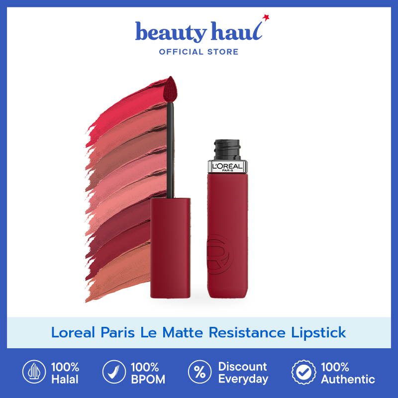 Jual LOREAL PARIS Le Matte Resistance Lipstick | Shopee Indonesia