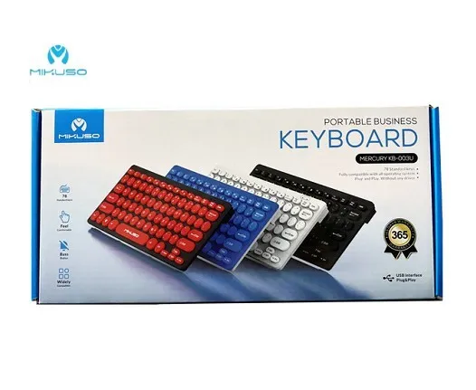 Mikuso KB-003U Keyboard Mini Keyboard PC Portable Keyboard Komputer | Lazada Indonesia
