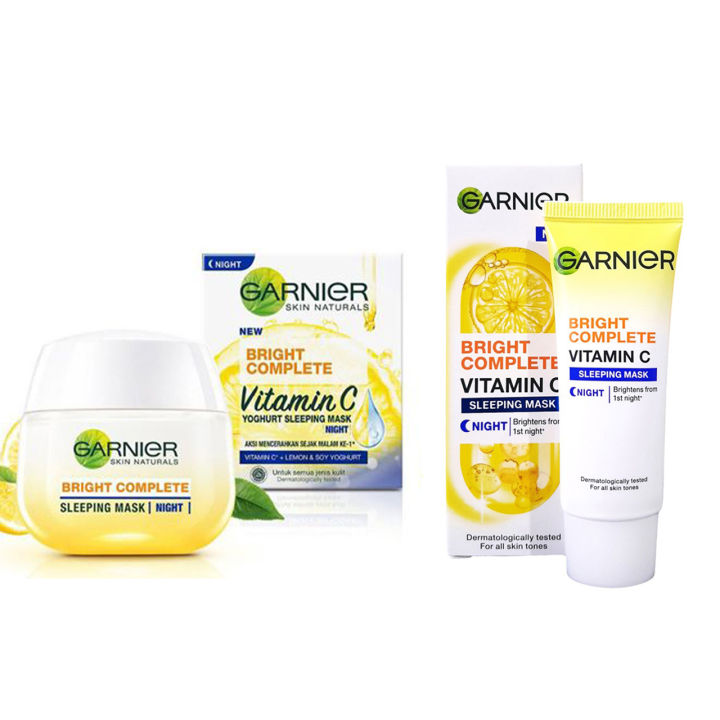 Garnier Bright Complete Yoghurt Sleeping Mask Night Cream BY ALways Lucky