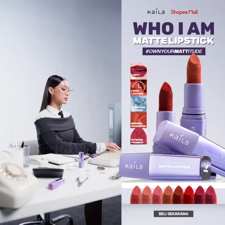Kaila Beaute Who I Am Matte Lipstick | Lazada Indonesia