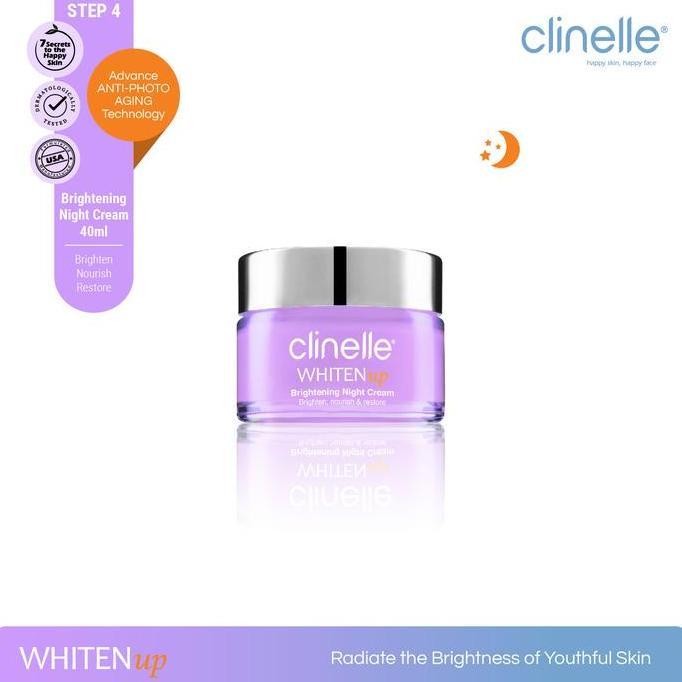 Jual CLINELLE WhitenUp Brightening Night Cream 40 ML | Shopee Indonesia