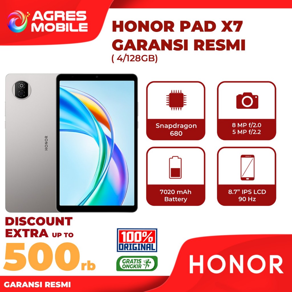 Jual HONOR Pad X7 4/128GB - Garansi Resmi | Shopee Indonesia