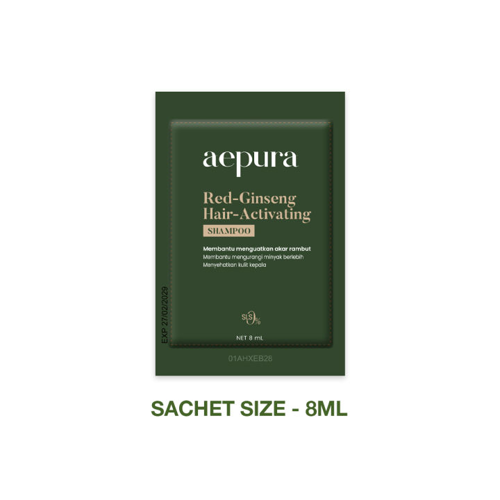 aepura Red-Ginseng Hair Activating Shampoo 8ml - 1pcs | Lazada Indonesia