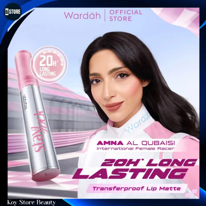 WARDAH Staylock Lip Matte: 20H+ Long lasting Lip Cream, Real Life Approved!-Lip Matte Ringan Nyaman Smooth Long Lasting | Lazada Indonesia