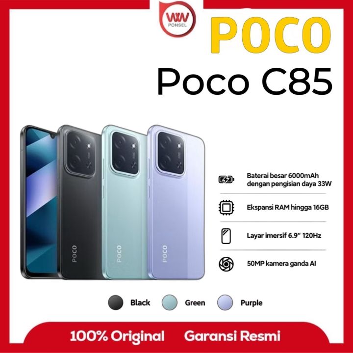 Hp Poco C85 Ram 8GB Internal 256GB Garansi Resmi | Lazada Indonesia