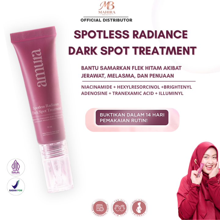 [AMURA] Amura Spotless Radiance Dark Spot Treatment 10ml | Perawatan Flek Hitam Mencerahkan Maksimal Niacinamide | Lazada Indonesia