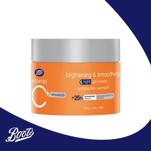 Jual [Last Deal] Boots Vit C Advanced Brightening & Smoothing Night Gel Cream 50Ml | Shopee Indonesia