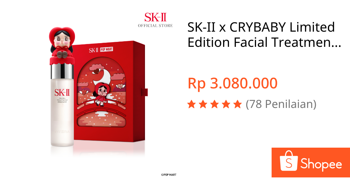 Jual SK-II x CRYBABY Limited Edition Facial Treatment Essence Gift Set | Shopee Indonesia