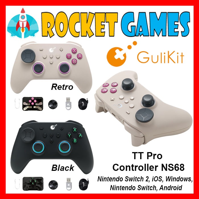 Jual Gulikit TT PRO Controller 720° Tension Adjustable Joystick Bluetooth Wireless Anti Drift Magnetic TMR Joystik Gamepad Compatible With Nintendo Switch / Switch 2 / PC / Android / iOS | Shopee Indonesia