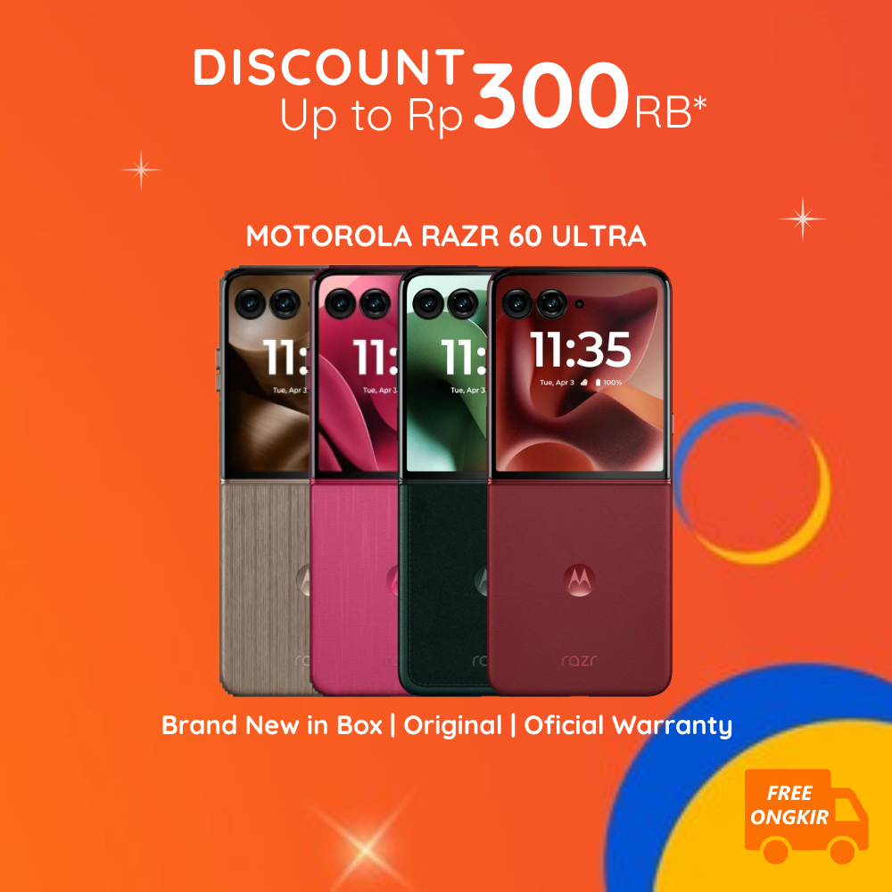 Jual Motorola Moto RAZR 60 Ultra 2025 5G 16/512GB 1TB Snapdragon 8 Elite - Global ROM | Shopee Indonesia