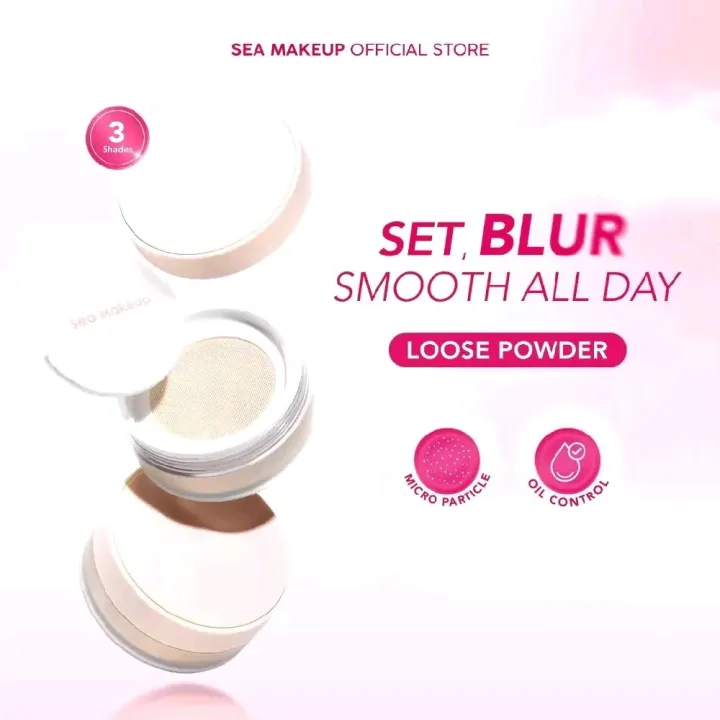 SEA MAKEUP ACNE BLUR AND SET LOOSE POWDER 12GR | Lazada Indonesia
