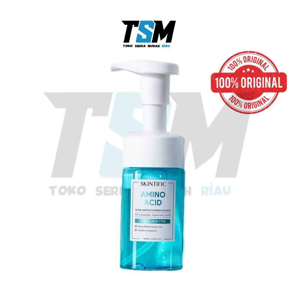 Jual SKINTIFIC Amino Acid Ultra Gentle Cleanser Mousse 100ml | Shopee Indonesia