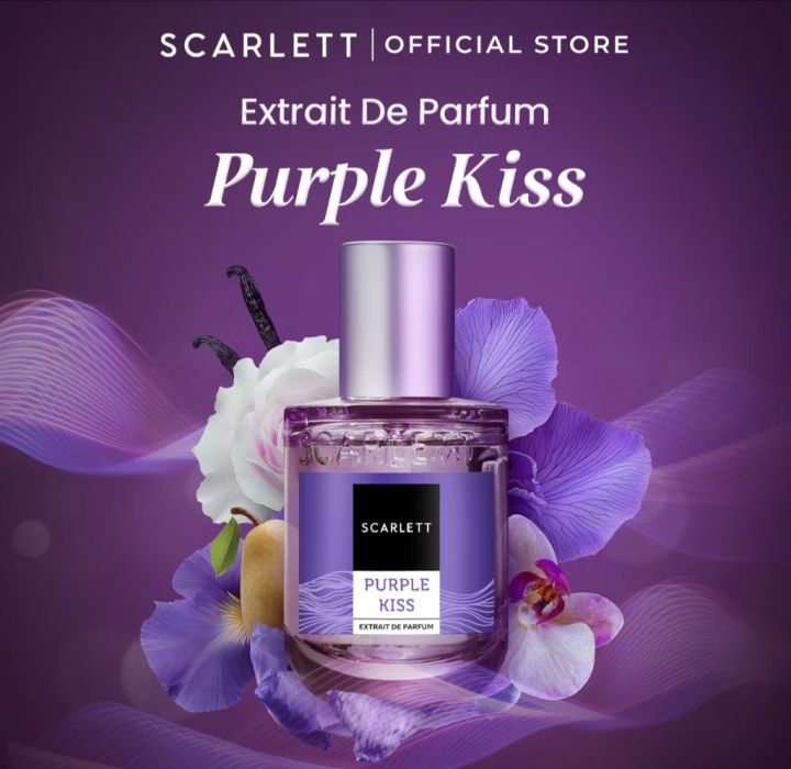 Scarlett Extrait De Parfum Purple Kiss 30ml | Lazada Indonesia