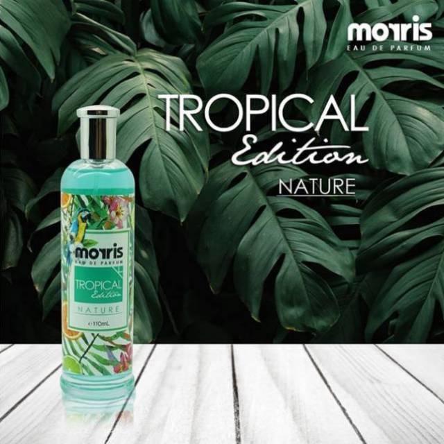 MORRIS EAU DE PARFUM TROPICAL EDITION NATURE HIJAU 110ML | Lazada Indonesia