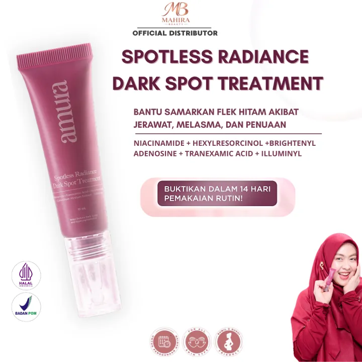 [AMURA] Amura Spotless Radiance Dark Spot Treatment 10ml | Perawatan Flek Hitam Mencerahkan Maksimal Niacinamide | Lazada Indonesia