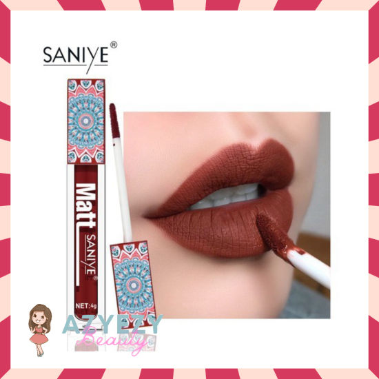 [NEWDEAL] SANIYE L1181 MATTE LIQUID LIP TINT LIPSTIK TAHAN AIR