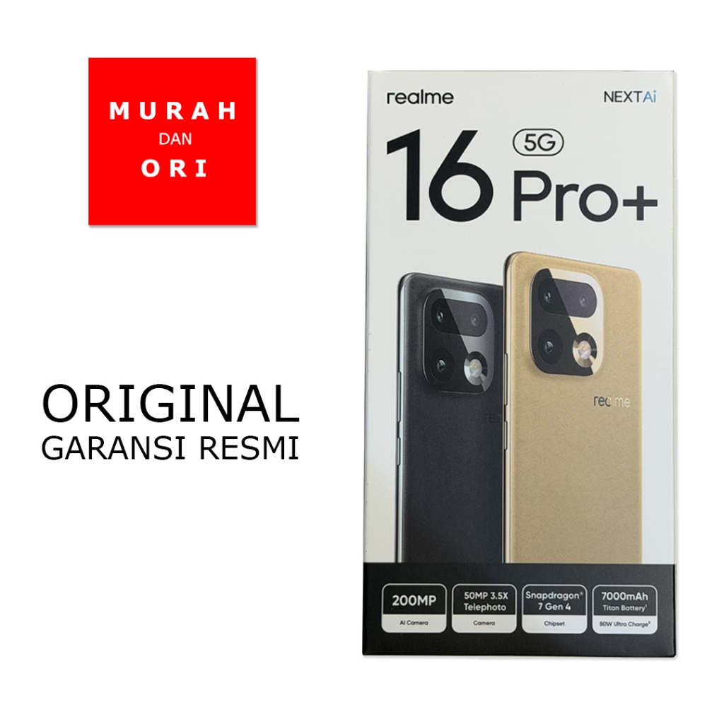 Jual Realme 16 Pro+ ( Pro Plus ) 12/512GB Realme 16 Pro 5G 12/256GB | Shopee Indonesia