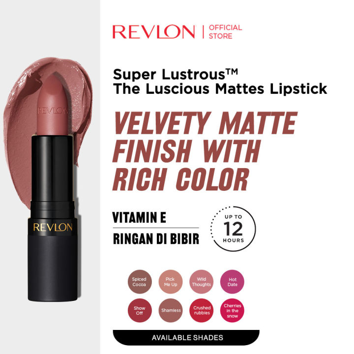 Revlon Superlustrous Luscious Matte Lipstick Make up (matte & tahan lama)