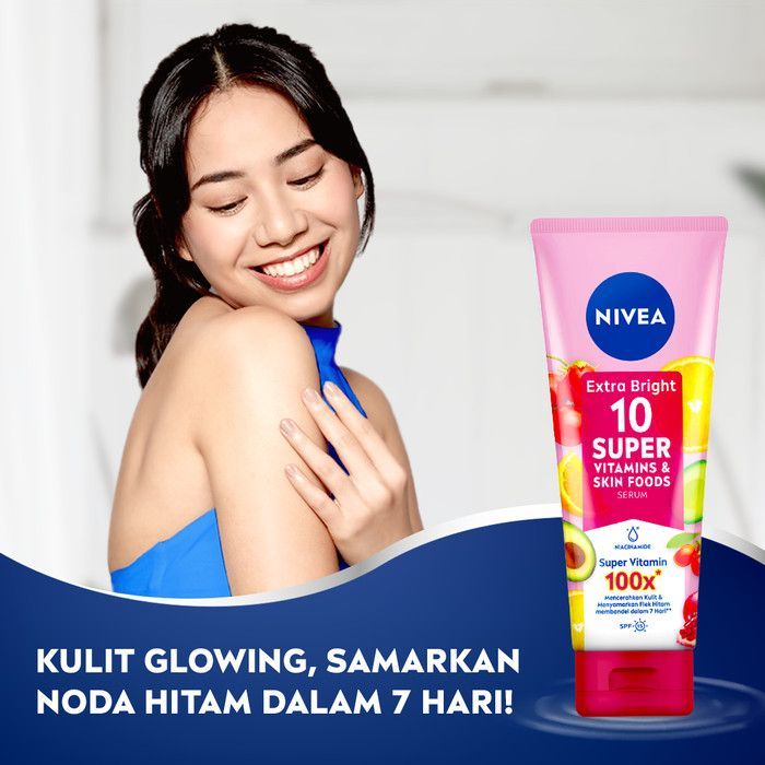 NIVEA Extra Bright 10 Super Vitamin & Skin Foods | Lazada Indonesia