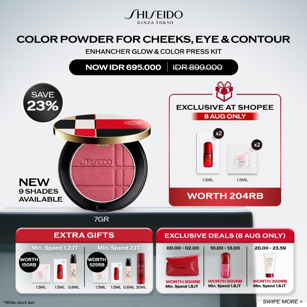 Jual [New Launch] Shiseido Enhancer Glow & Color | Shopee Indonesia