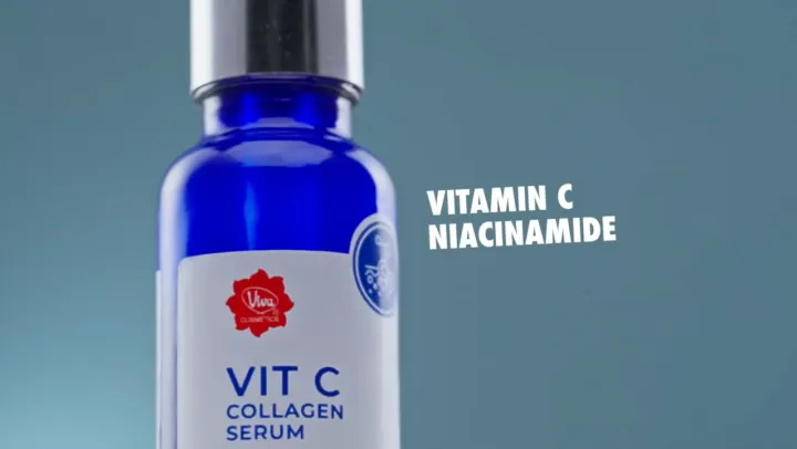 Viva Triple Serum (Glowing White Serum Peeling Serum Ani Aging Serum Acne Serum) dan New Viva Serum (Gold Whitening Serum Vit C Collagen Serum) - 20 ml - BPOM Halal