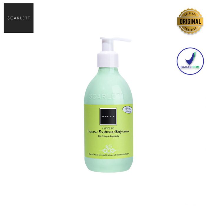 Scarlett Whitening Body Lotion Fantasia | Lazada Indonesia