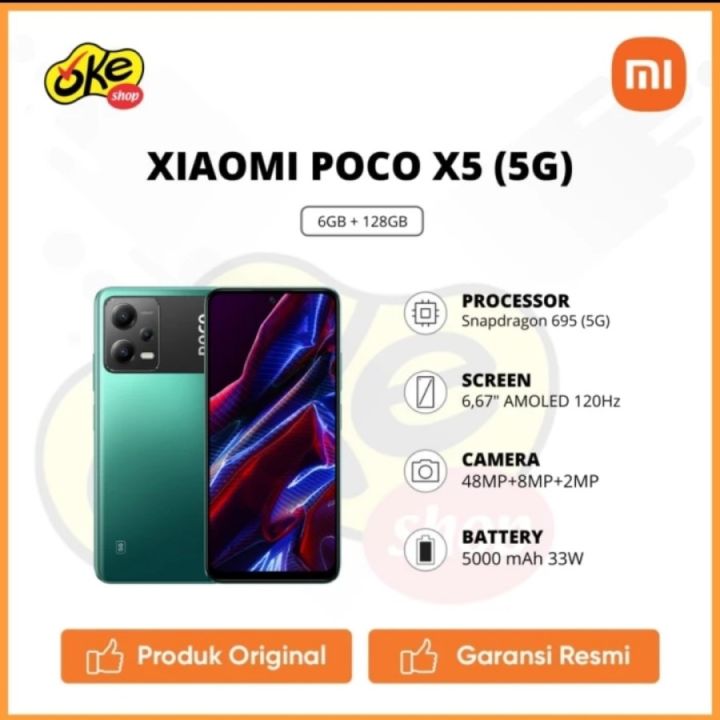Xiaomi Poco X5 5G Smartphone (6/128GB) | Lazada Indonesia